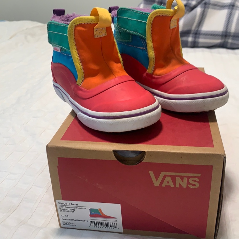 Vans Slip-on Hi Terrain Sneaker Boot toddler multi